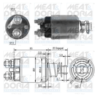 Solenoid Switch, starter